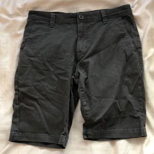 men’s dark gray Volcom shorts